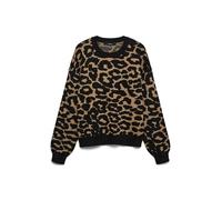 VERO MODA Vmsiljeanimal LS O-NCK - Maglione Ga Noos, Tigers Eye., S
