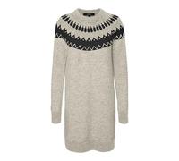 Vero Moda Vmsimone LS Nordic Dress Ga Rep LCS, Betulla, L Donna