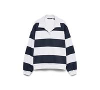 VERO MODA Vmsonja LS Sweat Polo Jrs Noos, Super Light Grey Melange, S