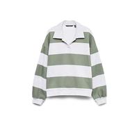 VERO MODA Vmsonja LS Sweat Polo Jrs Noos, Super Light Grey Melange, XL Donna