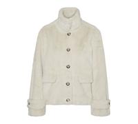 Vero Moda - VMSONJAEVA SHORT FAUX FUR JACKET GA BOO Beige - Abbigliamento XS Beige