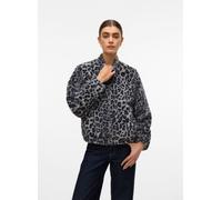 Vero Moda - VMSONJALIGA AOP SHORT JACKET GA BOO Grigio - Abbigliamento L Grigio