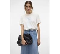 Vero Moda - VMSONYA METTE SS TOP BOX JRS GA SKATER Bianco - Abbigliamento S Bianco