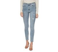 Vero Moda VMSOPHIA HR Skinny DESTR J AM314 Noos Jeans, Blu, M Donna
