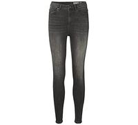 VERO MODA Vmsophia M34-Jeans da Donna, a Vita Alta, Colore Jeans, Denim Grigio Scuro, M
