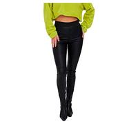VERO MODA VMSTORM HR PL Cut Legging Noos Leggings, Black, M/30 da Donna