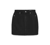 Vero Moda VMTessa - Gonna Corta da Donna con Tasche, Denim Nero, XL