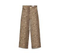 VERO MODA Vmtessa HR Wide Stretch AOP Jeans Noos, Visone Argenteo, 29W x 30L Donna