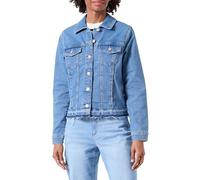 VERO MODA Vmtine Vi3371-Giacca Slim Fold Down Giacca di Jeans, Mix Blu Chiaro, S Donna