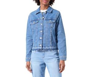 VERO MODA Vmtine Vi3371-Giacca Slim Fold Down Giacca di Jeans, Mix Blu Chiaro, S Donna