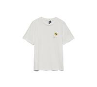 VERO MODA Vmulla Paulina S Top Box Jrs, Bianco, S
