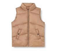 Vero Moda Vmuppsala Short Waistcoat Girl Noos Gilet, Brown Lentil, 122 cm Donna