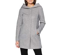 VERO MODA Vmverodona LS Jacket Noos Giubbotto, Grigio (Light Grey Melange Light Grey Melange), 48 (Taglia Unica: X-Large) Donna