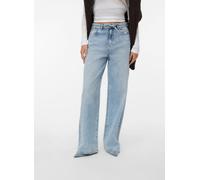 Vero Moda - Vmwien Mr Wide Belt Jeans Si338 Noos Blu - Abbigliamento 31 X 32 Blu