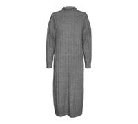 Vero Moda VMWILLA LS - Girocollo 7/8 Dress GA Boo, Melange Grigio Medio, M