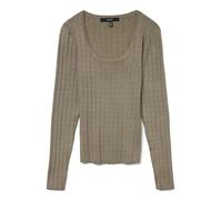 VERO MODA Vmwillow Pointelle LS U-NCK Maglione Boo, Mermaid, XS
