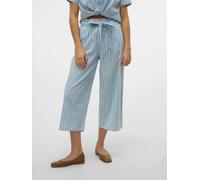 Vero Moda - VMXENIA HR CHAMBRAY PAPERBAG CULOTTE Blu - Abbigliamento L Blu