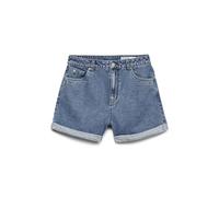 Vero Moda Vmzuri Hr Loose Shorts Mix Noos, Pantaloncini Donna, Blu (Medium Blue Denim), M