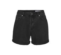 Vero Moda Vmzuri Hr Loose Shorts Mix Noos, Pantaloncini Donna, Nero (Black Denim), S