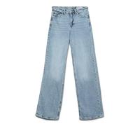 Vero Moda - Jeans a vita alta a fondo ampio lavaggio blu chiaro W28 L32
