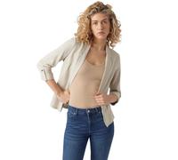 Vero Moda Women's VMJESMILO 3/4 Loose Wvn GA Noos Blazer, Silver Lining, S, Rivestimento Argento., S