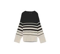 VERO MODA Women's Vmsaba LS O-Neck Stripe Pullover Ga Noos Knitted Jumper