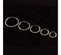 Vero oro giallo ORECCHINI 8K 14K 18K COPPIA o singolo ORECCHINO UOMO DONNA