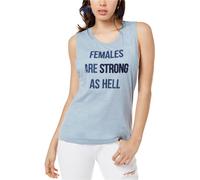 Vero Vintage Top In Canotta Femminile 'Le Donne Sono Forti Come L'Inferno'