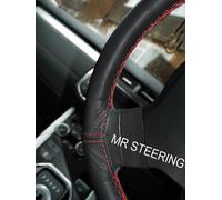 Vero Volante IN Pelle Cover Per Ford Capri III 1978-1987 Rosso Doppio Punto