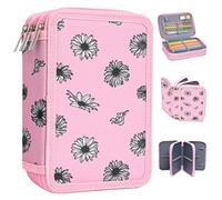 Veroa Astuccio 3 scomparti - quadrato, Colore: rosa., L, Carino