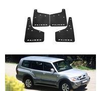 VeroCh 4 Pezzi Auto Gomma Paraspruzzi, per Mitsubishi Pajero 2004-2021 Anteriore Posteriore Pneumatico Parafanghi Paraschizzi Esterno Protezione Accessori