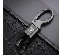 VeroCh Auto Portachiavi Multifunzione,per Abarth 595 695 595C 124 Spider Grande Punto Abarth 500C Monster,Anti Perso Girevole 360 Gradi Portachiavi Anello Parti Ricambio,D-L