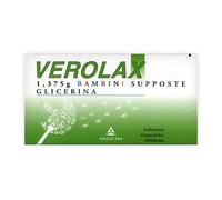 Verolax Bambini 1,375 gr Glicerina Stitichezza 18 Supposte