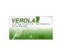 Verolax bambini 18 supposte Glicerina per stitichezza 1,375g