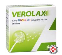 Verolax Bambini Soluzione Rettale 2,25 gr Glicerina 6 Clismi