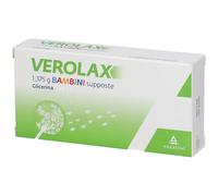 Verolax bambini 18 supposte Glicerina per stitichezza 1,375g