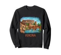Verona Italia Viaggio Souvenir Regalo Storico Città Monumento Felpa
