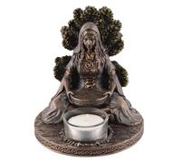 Dea celtica Danu, realizzata in pietra artificiale, bronzata e colorata, della collezione Veronese, 708-7806