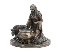Veronese Ceridwen, dea celtica dell'ispirazione statua finitura bronzo