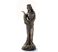 Veronese Design 18,4 cm cieco greca dea Fortuna in bronzo statuetta
