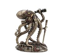 Veronese Design 6 3/4 Pollice Alto Steampunk Octopus Spazio Osservatore Freddo Cast Bronzato Resina Fantasy Collectibles Animali Figurine Spazio Alieno Home Decor