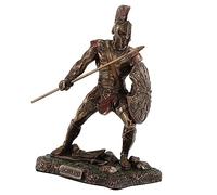 Veronese Design Achille Rage Trojan War Hero Achilleus con lancia e scudo statua