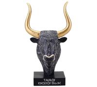 Veronese Design Busto di toro cretese, in poliresina, dipinto a mano, statuetta greca da collezione, souvenir museale