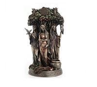 VERONESE Design Danu - Triplice dea irlandese dei Tuatha De Danann con finitura in bronzo
