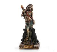 Veronese Design Ecate, statuetta in miniatura dipinta a mano in resina, dea greca della magia, nera (WU78025AP)
