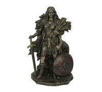 Veronese Design Lady Sif, dea norrena della terra e della famiglia, con finitura bronzata, altezza 21 cm