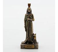 Veronese Design Maat, statuetta in miniatura dipinta a mano con finitura bronzata della dea egizia della giustizia, 9,5 cm