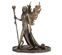 Veronese Design Scultura in bronzo antico con finitura in bronzo anticato Aine The Celtic Faery Queen of Summor Love