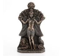 Veronese Design Scultura Ishtar, La dea babilonese della guerra e della fertilità, in resina, finitura bronzo, 21,6 cm