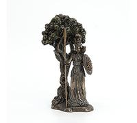 Veronese Design Statua della dea greca Atena sotto l'ulivo con finitura in bronzo